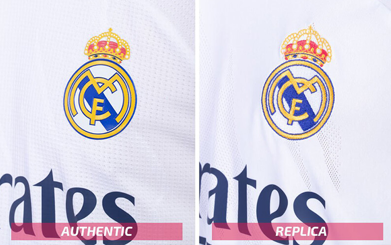 Real Madrid Replica VS authentiek